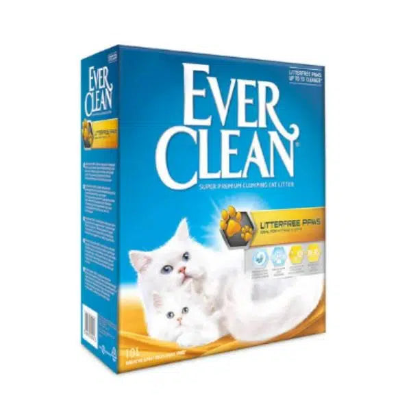 Ever Clean Litterfree Paws Patilere Yapışmayan Topaklanan Kedi Kumu, 10Lt