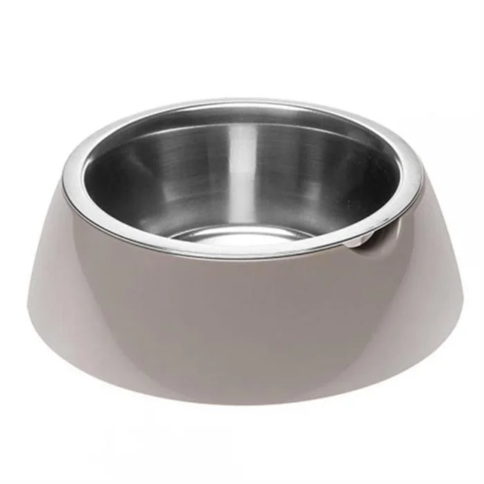 Ferplast Jolie Çelik Kedi ve Köpek Mama ve Su Kabı, Gri, Size: L