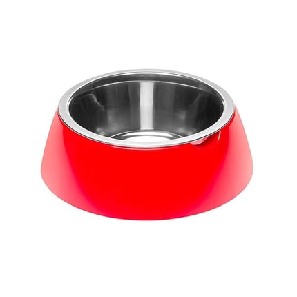 Ferplast Jolie Çelik Kedi ve Köpek Mama ve Su Kabı, Kırmızı, Size: L