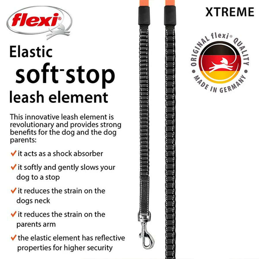 Flexi Xtreme XS köpek gezdirme tasması turuncu renk
