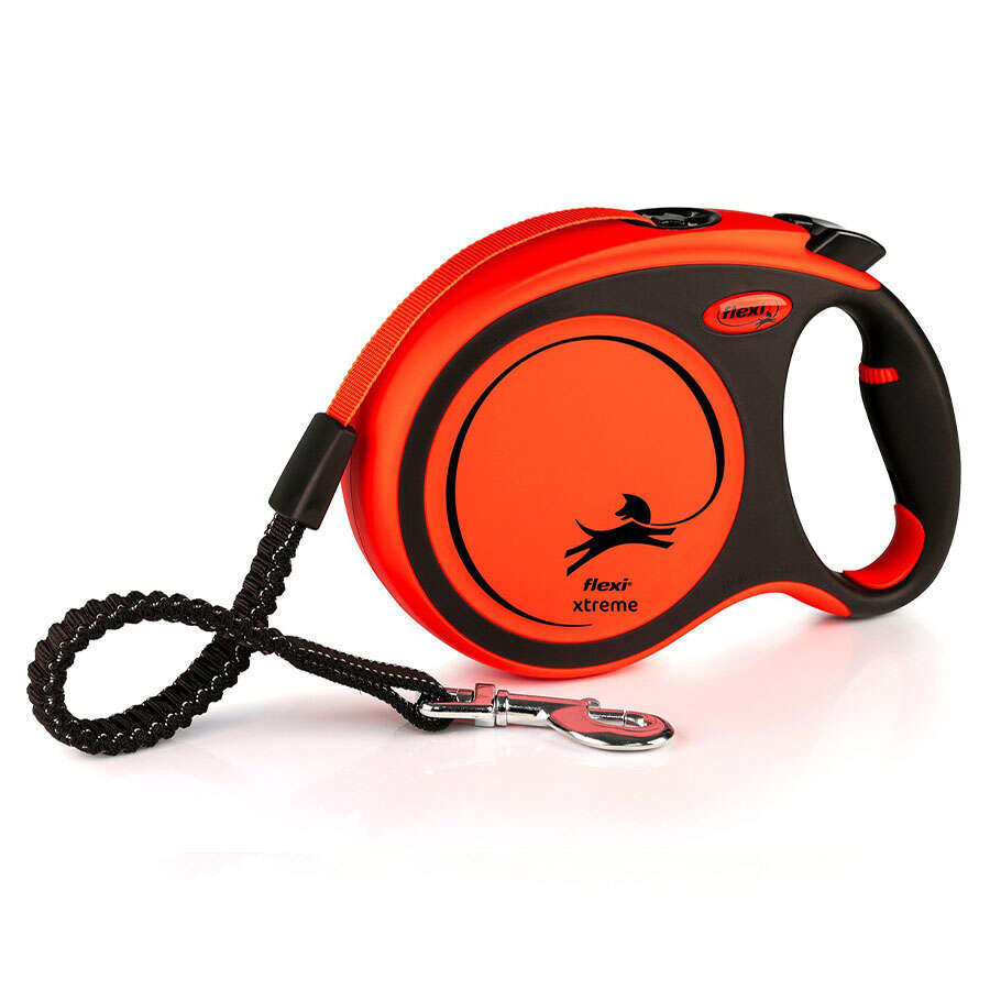 Flexi Xtreme Giant Orta/Büyük Köpek Gezdirme Tasması, Turuncu, 8m, Size: L