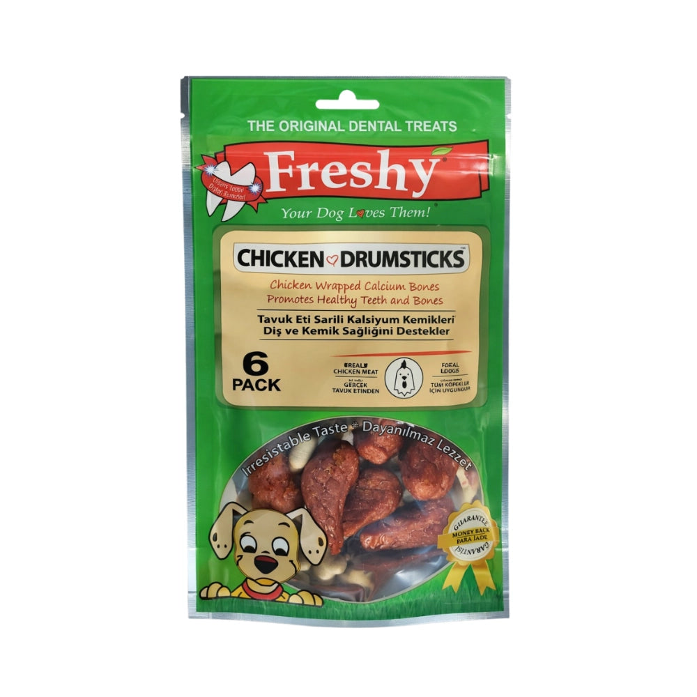 Freshy  Chicken Drumsticks Tavuklu Köpek Ödül Maması, 6 li Packet