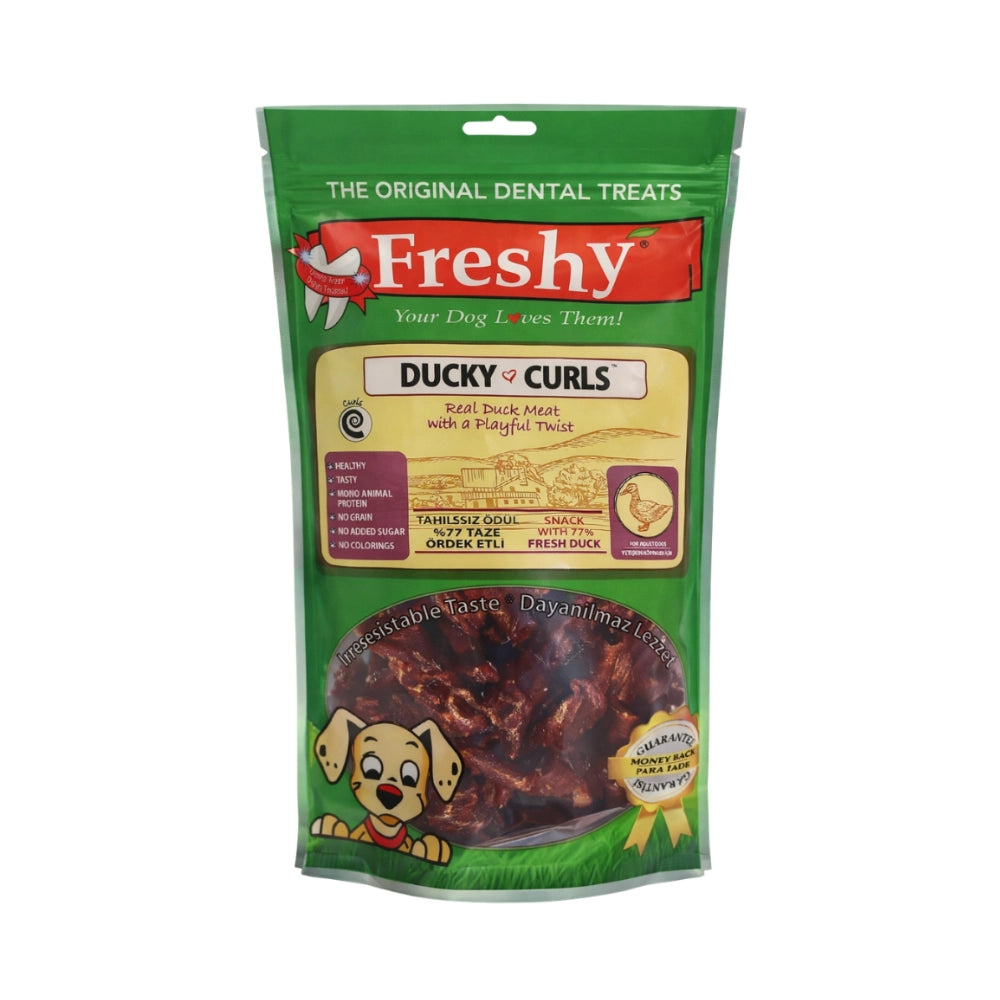 Freshy Ducky Curls Ördekli Köpek Ödül Maması, 55g
