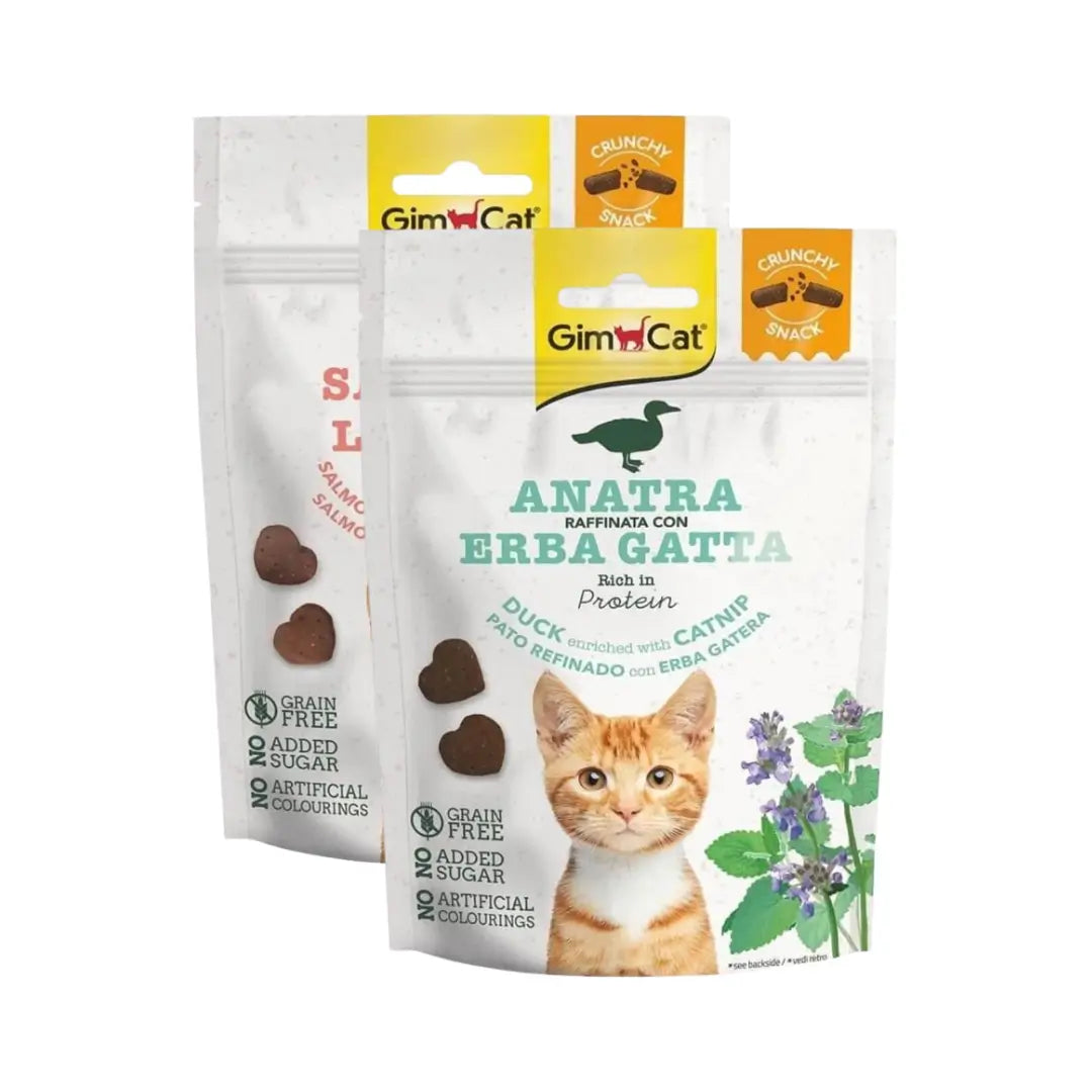 Gimcat Crunchy Snacks Yetişkin Kedi Snacky Ödül, 50g