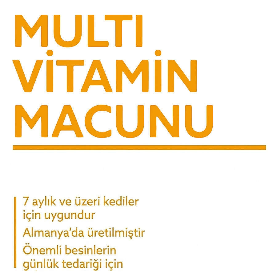 Gimcat Multivitamin Macun Yetişkin Kedi Malt, 100g