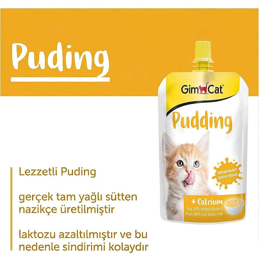 Gimcat Puding Lezzetli Yetişkin Kedi Ödül, 150g