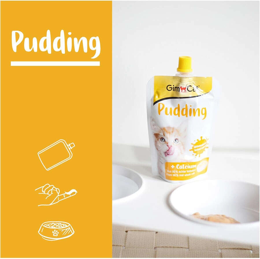 Gimcat Puding Yetişkin Kedi Krema Ödül, 150g