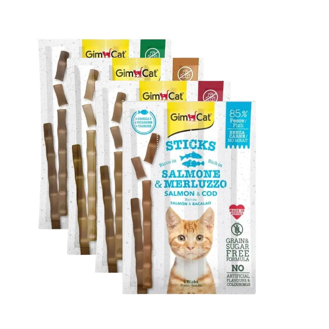 Gimcat Sticks Yetişkin Kedi Ödül, 4 lü Paket, 20g