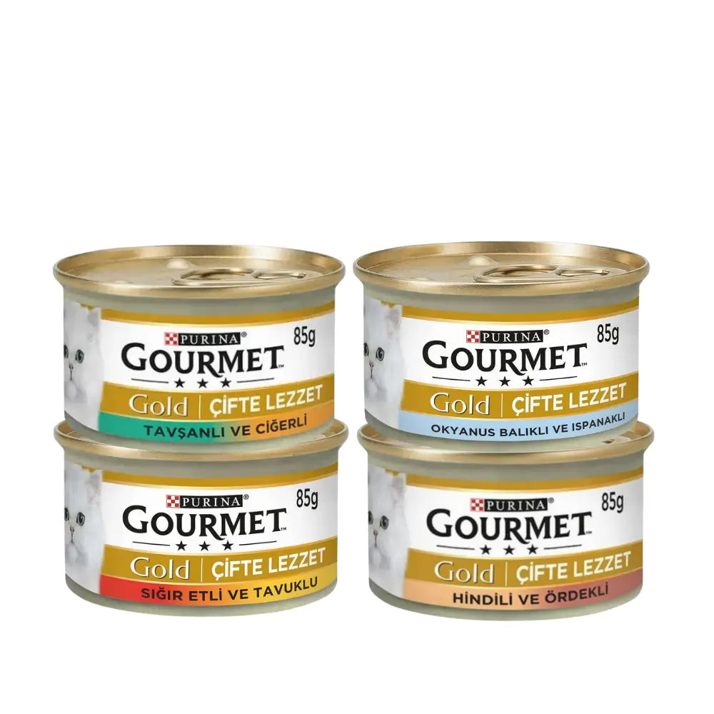 Gourmet Gold Çifte Lezzet Kedi Yaş Maması, 85g