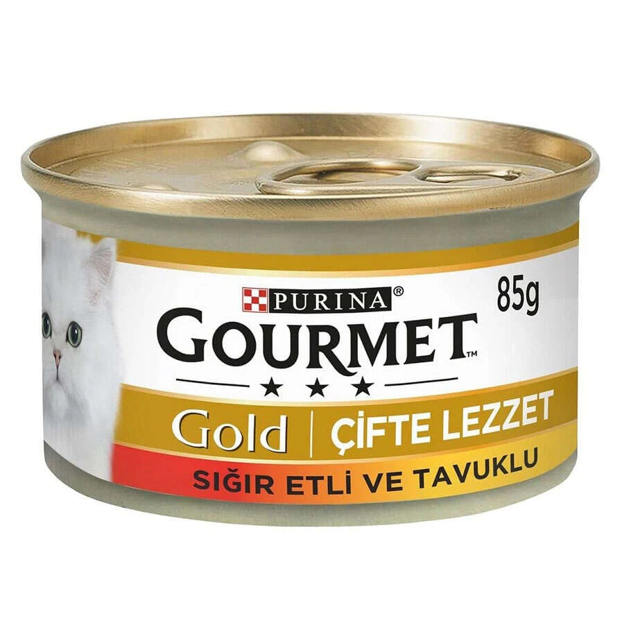 Gourmet Gold Çifte Lezzet Kedi Yaş Maması, 85g