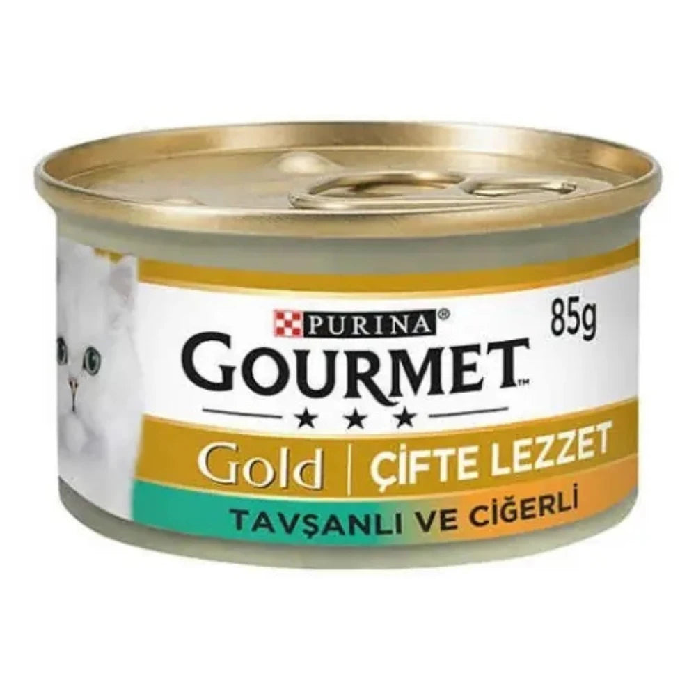 Gourmet Gold Çifte Lezzet Kedi Yaş Maması, 85g