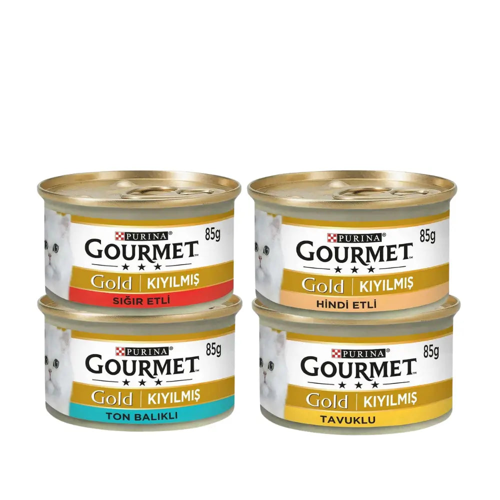 Gourmet Gold Kıyılmış Kedi Yaş Maması, 85g