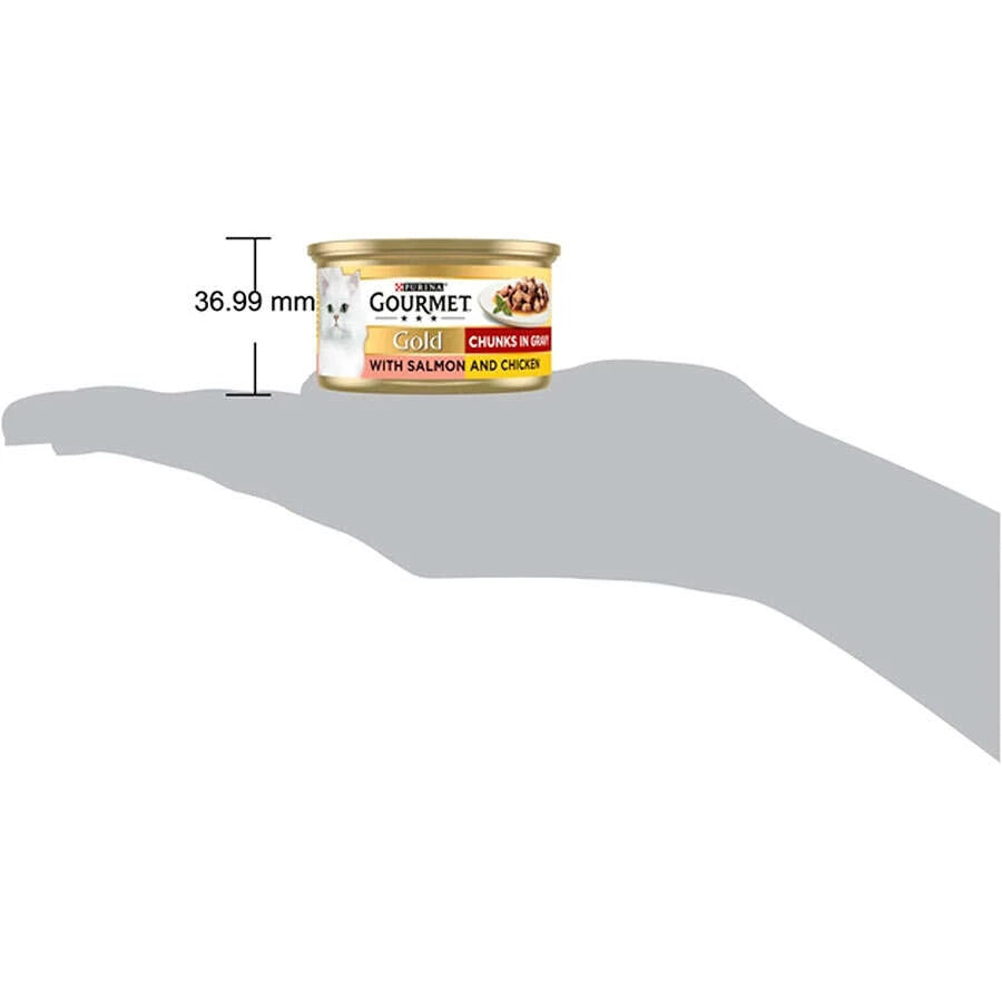 Gourmet Gold Parça Etli ve Soslu Kedi Yaş Maması, 85g