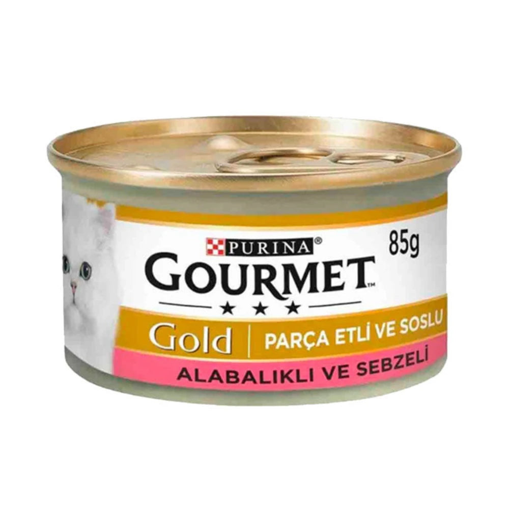 Gourmet Gold Parça Etli ve Soslu Kedi Yaş Maması, 85g
