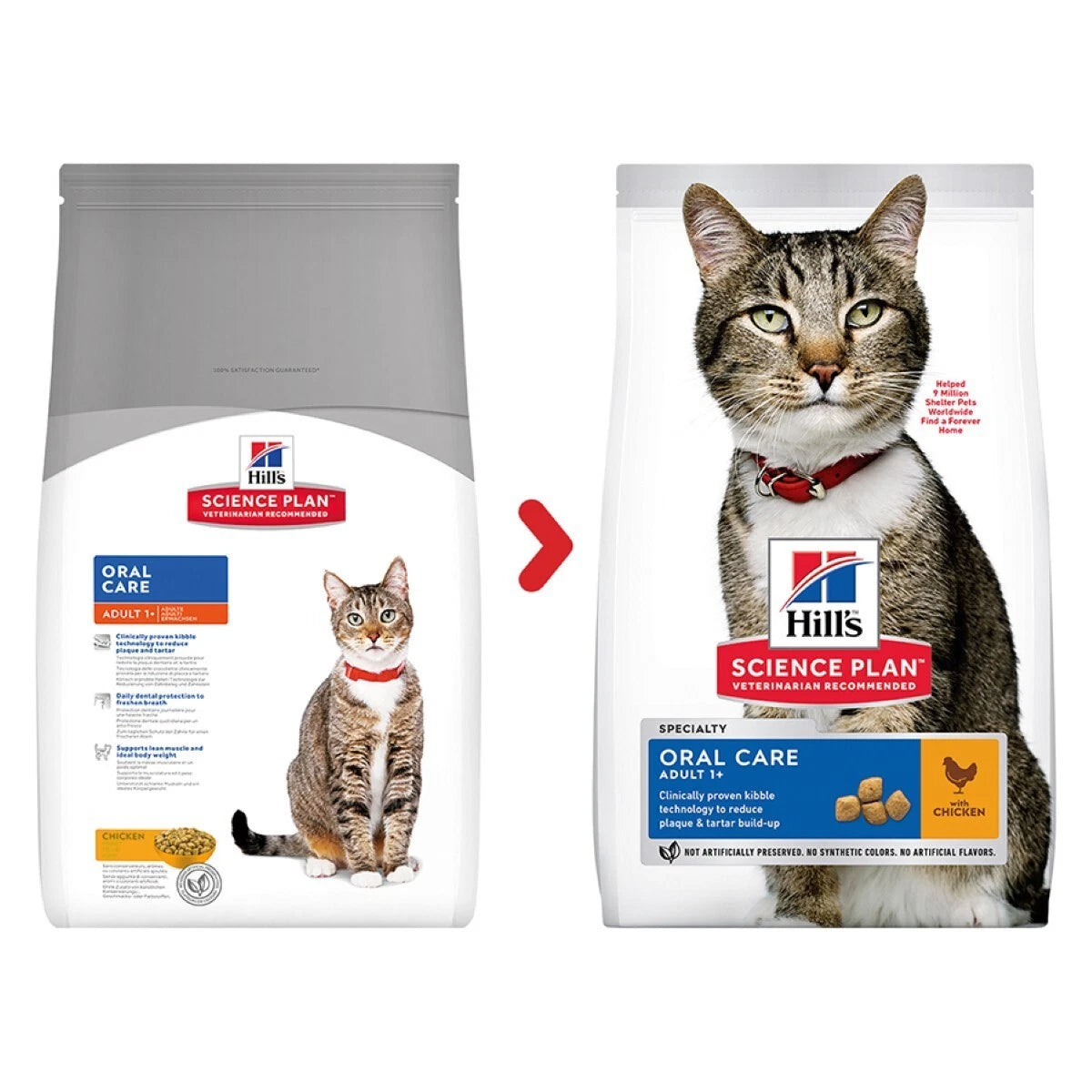 Hill's Science Plan Ağız Sağlığı Oral Care Tavuklu Yetişkin Kedi Mama, 1.5kg