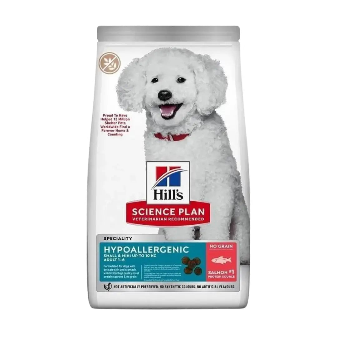 Hill's Science Plan Hypoalergenic Somonlu Mini Yetişkin Köpek Mama, 1.5kg