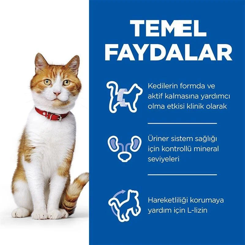 Hill's Science Plan Kısırlaştırılmış Tavuklu Adult Yetişkin Kedi Mama, 1.5kg