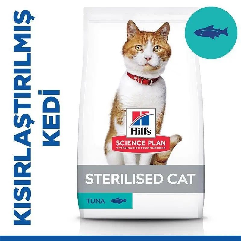 Hill's Science Plan Sterlised Kısırlaştırılmış Ton Balıklı Yetişkin Kedi Mama, 1.5kg