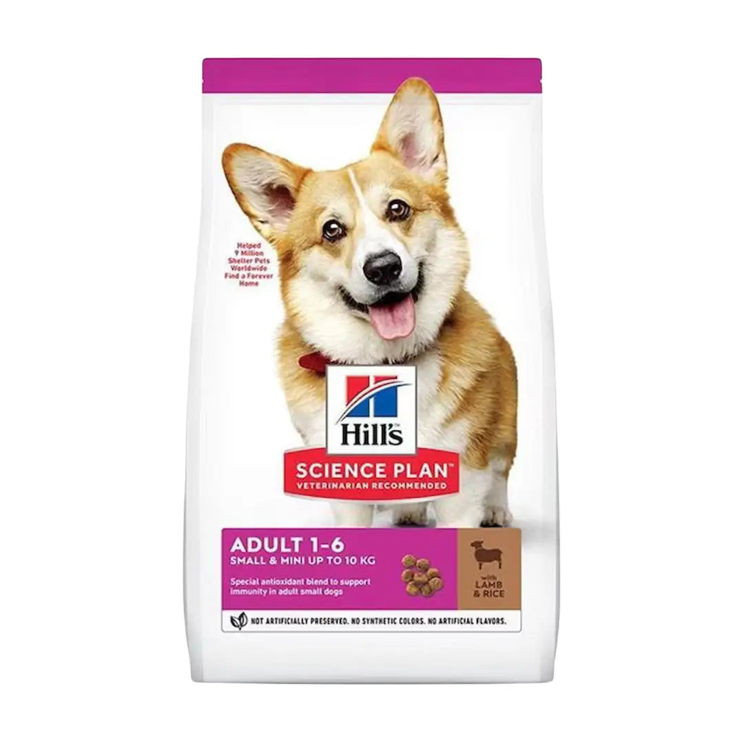 Hill's Science Plan Kuzulu ve Pirinçli Mini Yetişkin Köpek Mama, 5+1kg