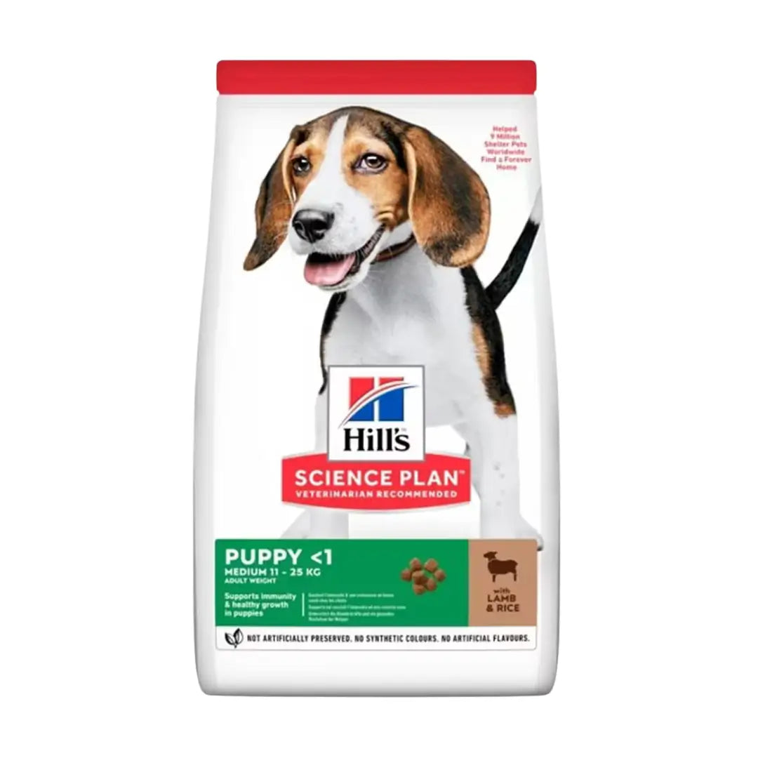 Hill's Science Plan Kuzulu ve Pirinçli Orta Yavru Köpek Mama, 12+2kg