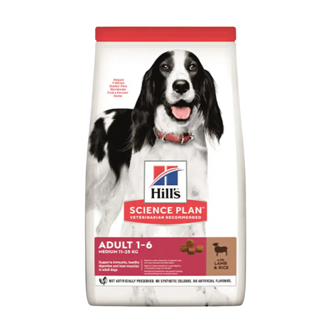 Hill's Science Plan Kuzulu ve Pirinçli Orta Yetişkin Köpek Mama, 12+2kg