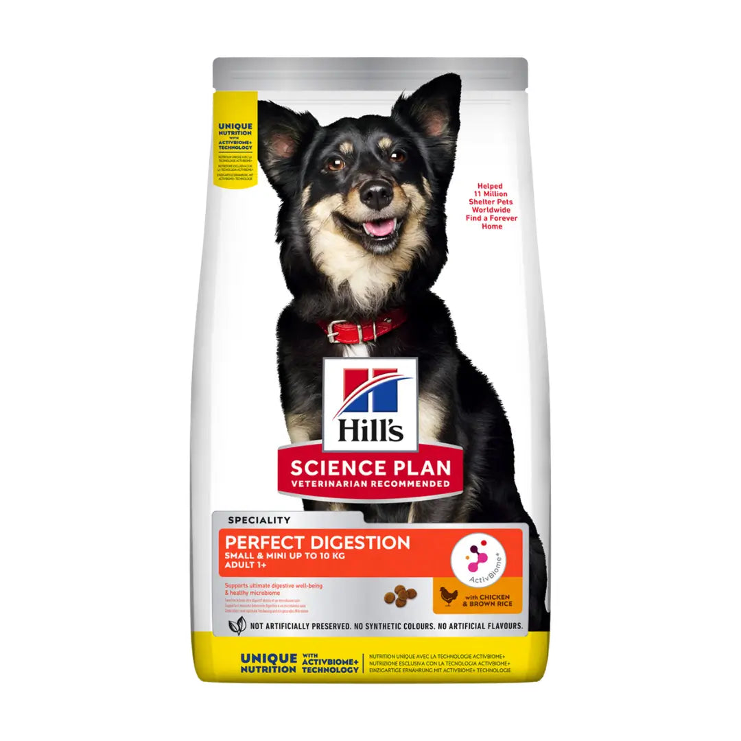 Hill's Science Plan Perfect Digestion Tavuklu Mini Yetişkin Köpek Mama, 1.5kg