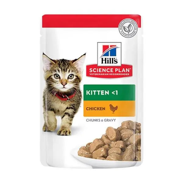 Hill's Science Plan Pouch Tavuklu Yavru Kedi Yaş Mama, 85g