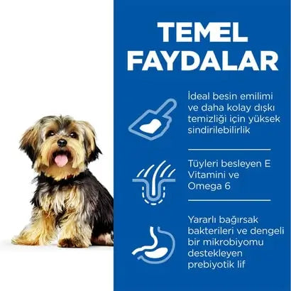 Hill's Science Plan Sensitive Stomach & Skin Tavuklu Mini Irk Yetişkin Köpek Mama, 1.5kg