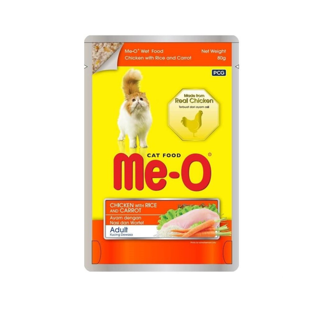 ME-O Poach Yetişkin Kedi Yaş Mama, 80g