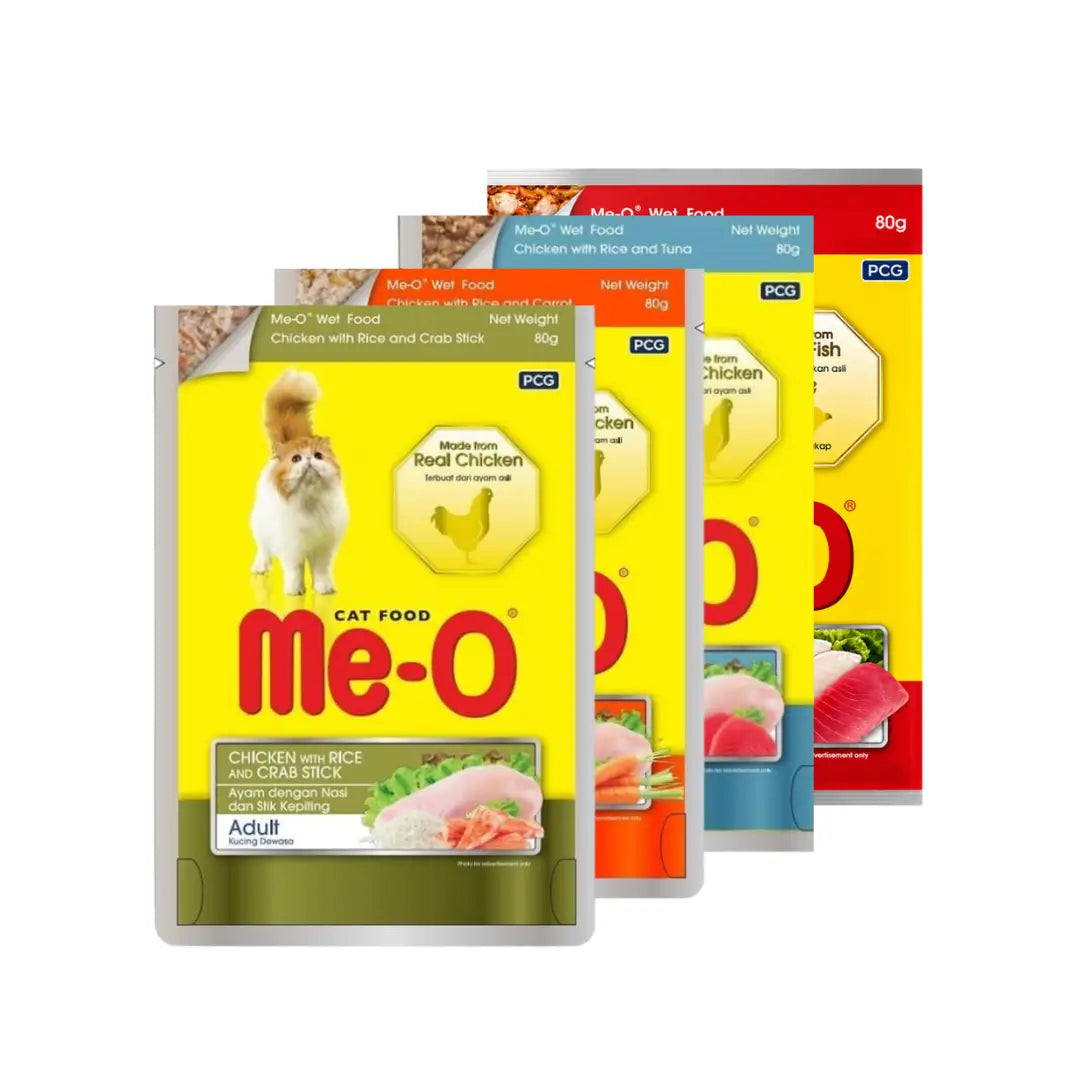 ME-O Poach Yetişkin Kedi Yaş Mama, 80g