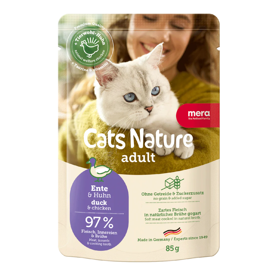 Mera Cats Nature Yetişkin Kedi Yaş Maması, 85g