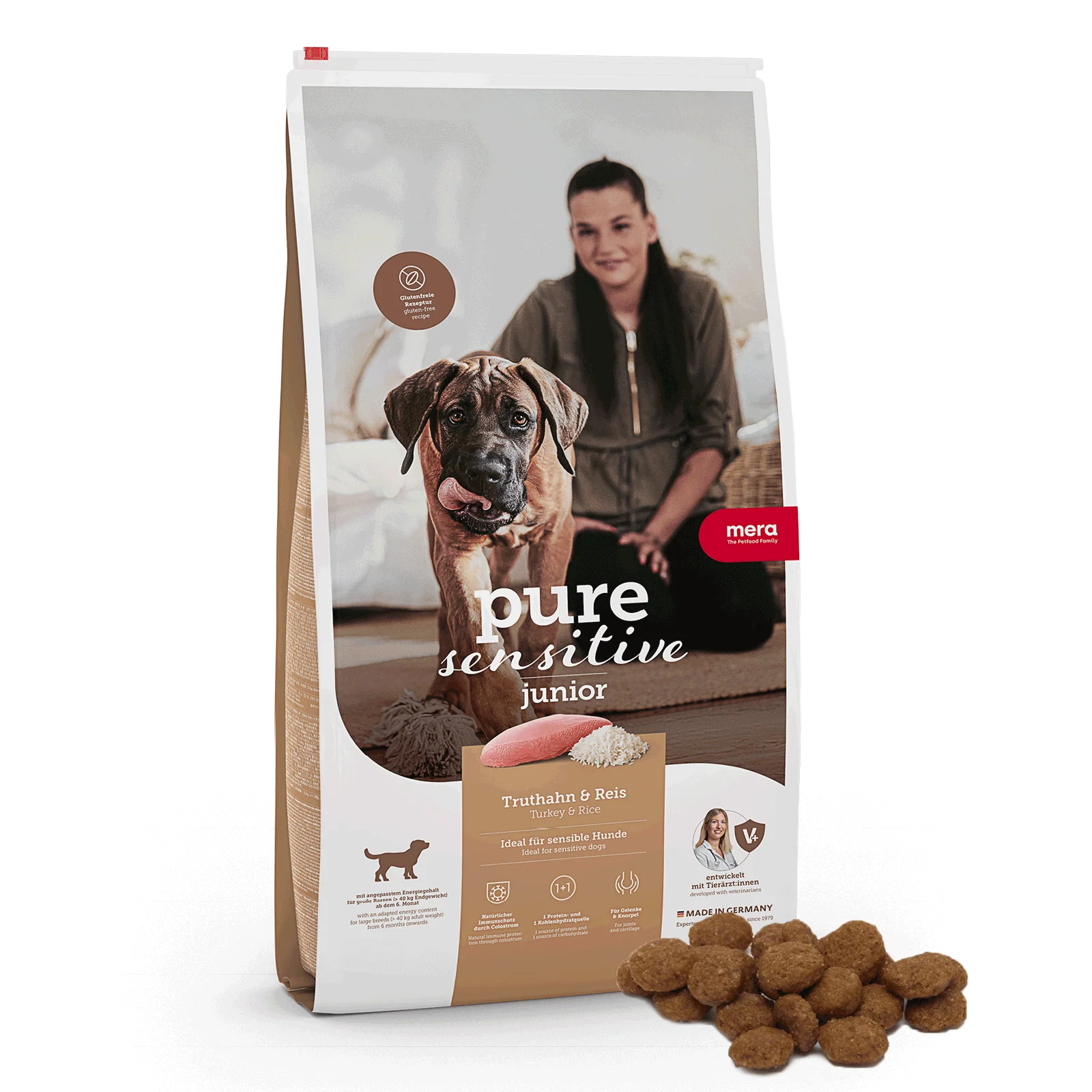 Mera Pure Sensitive Yavru Köpek Maması, 12.5Kg