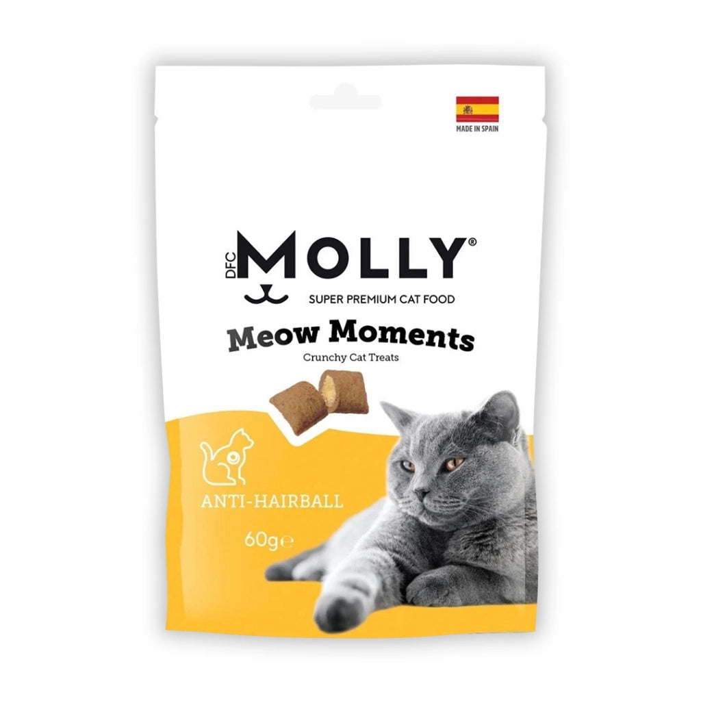 Molly Meow Moments Tüy Yumağı Kontrolü Kedi Ödül Maması, 60 g