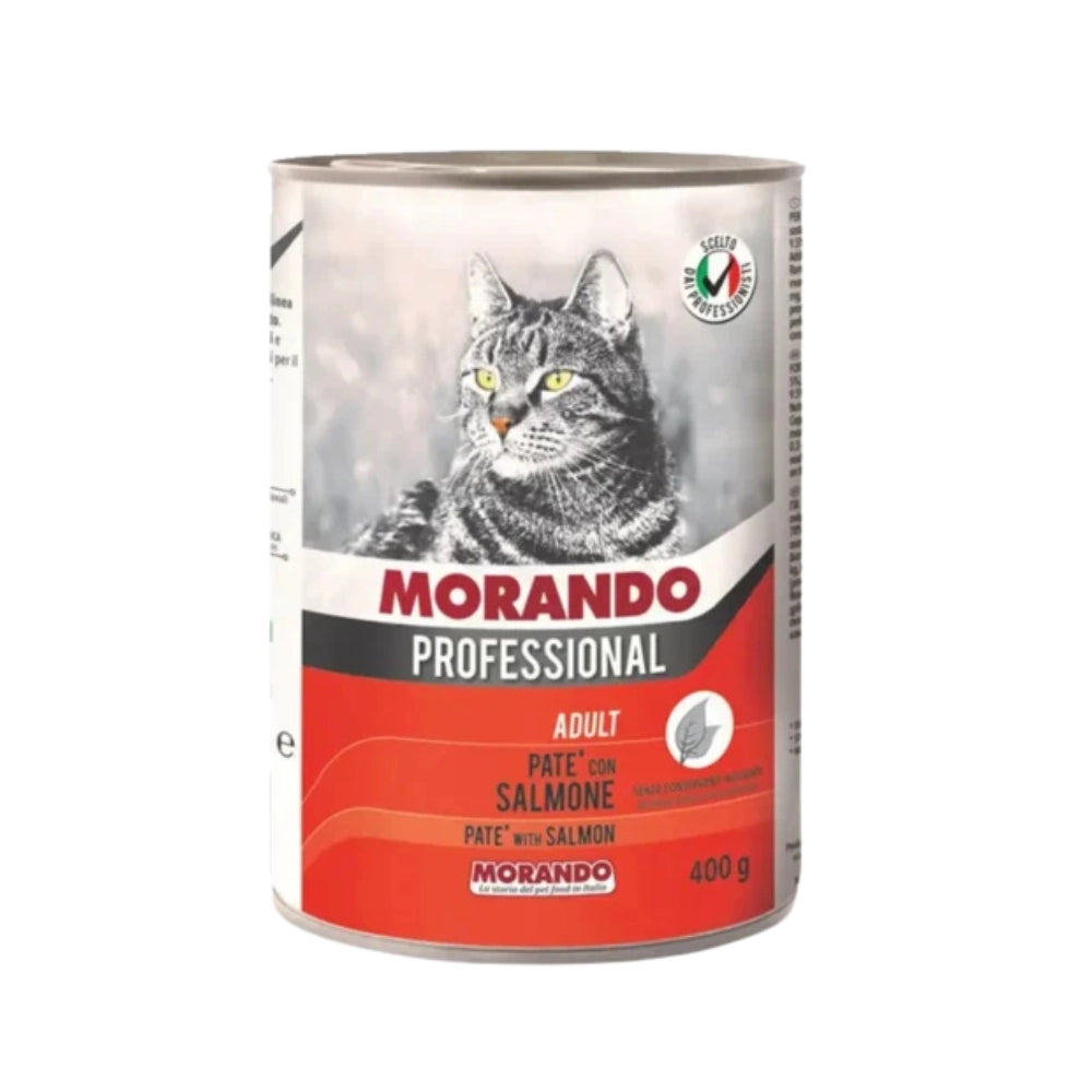 Morando Professional Somonlu Yetişkin Kedi Konserve Mama, 400g