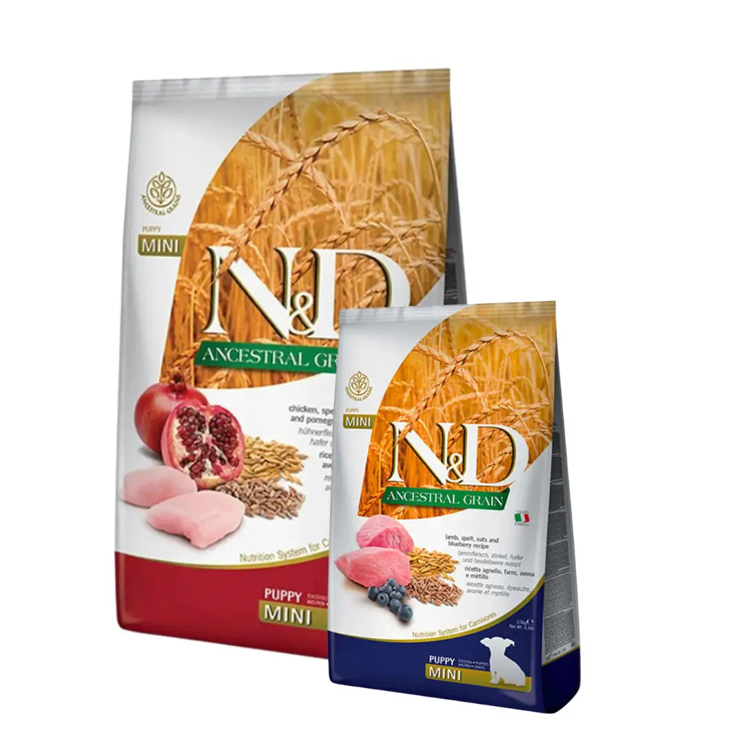 N&D Ancestral Grain Az Tahıllı Mini Yavru Köpek Maması