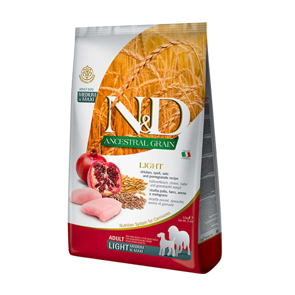 N&D Ancestral Grain Az Tahıllı Med/Max Yetişkin Köpek Maması