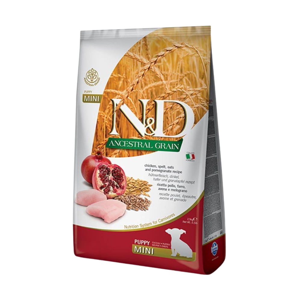 N&D Ancestral Grain Az Tahıllı Mini Yavru Köpek Maması
