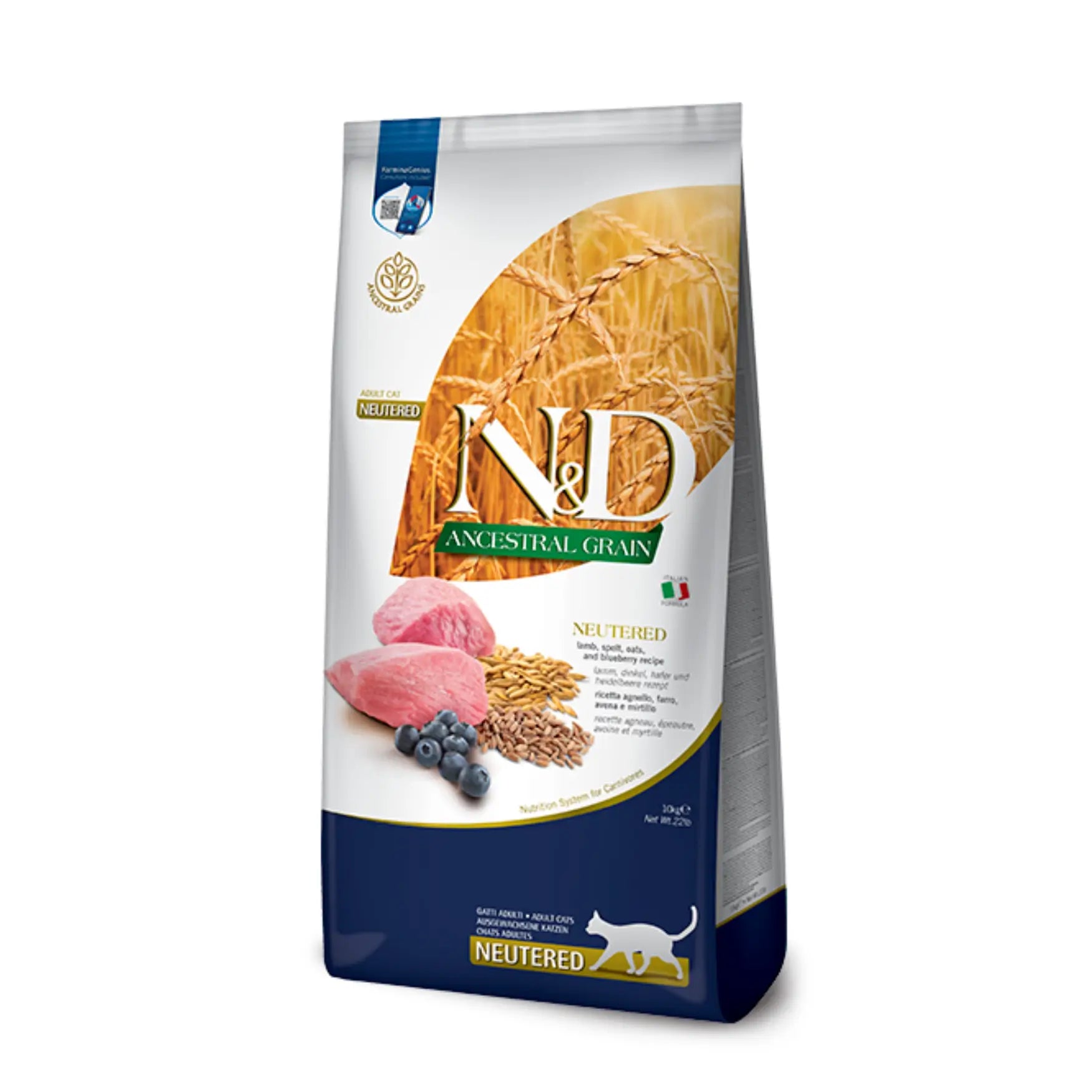 N&D Ancestral Grain Az Tahıllı Kısırlaştırılmış Yetişkin Kedi Maması