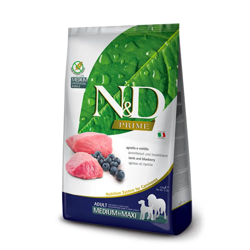 N&D Prime Tahılsız Med/Max Yetişkin Köpek Maması