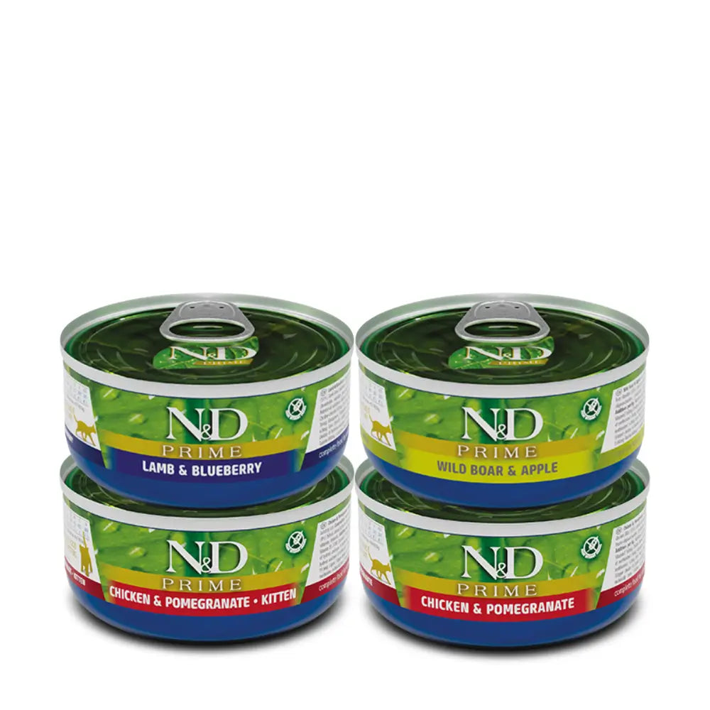 N&D Prime Tahılsız Yetişkin Kedi Yaş Maması, 70g