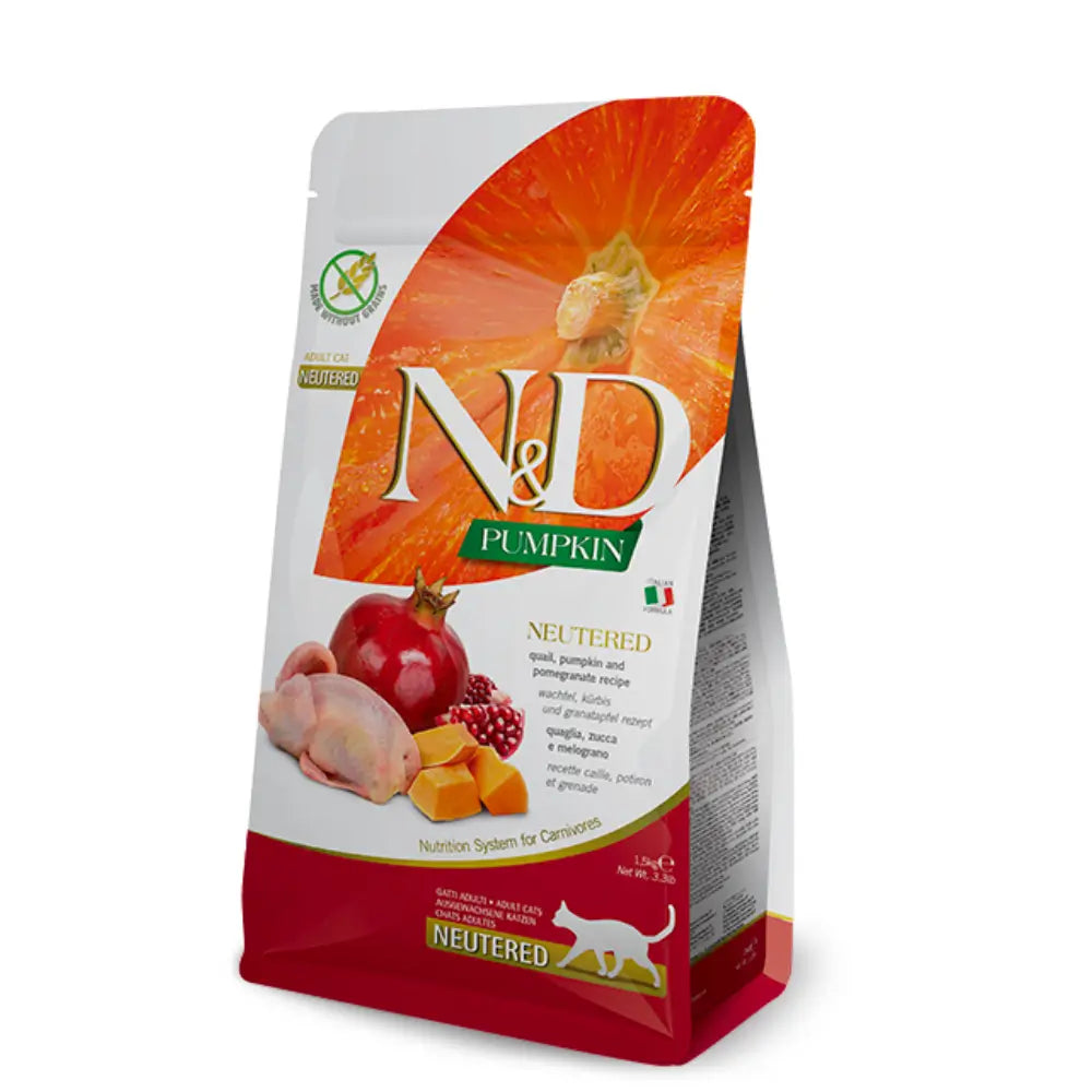 N&D Pumpkin Tahılsız Kısırlaştırılmış Yetişkin Kedi Maması