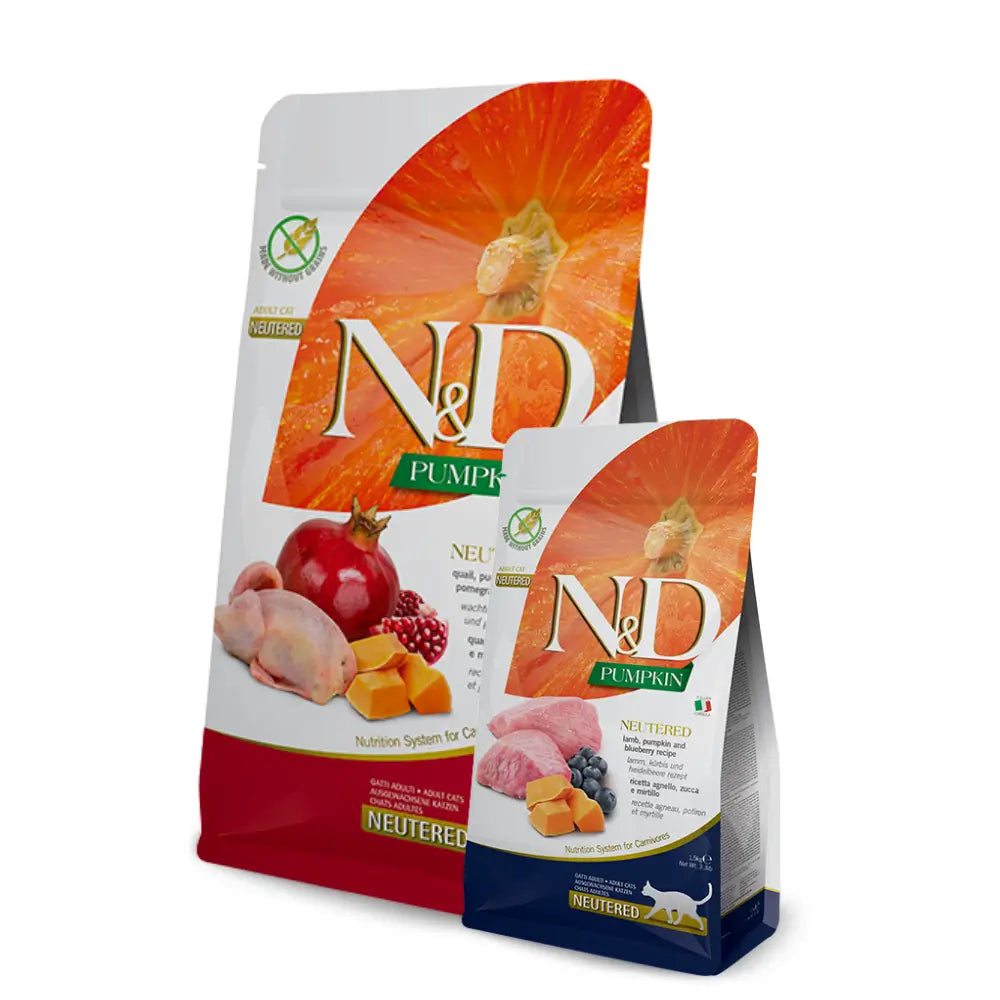 N&D Pumpkin Tahılsız Kısırlaştırılmış Yetişkin Kedi Maması