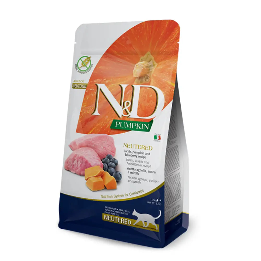 N&D Pumpkin Tahılsız Kısırlaştırılmış Yetişkin Kedi Maması
