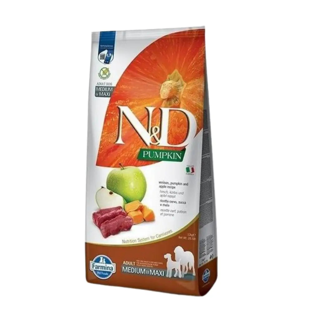 N&D Pumpkin Tahılsız Med/Max Yetişkin Köpek Maması