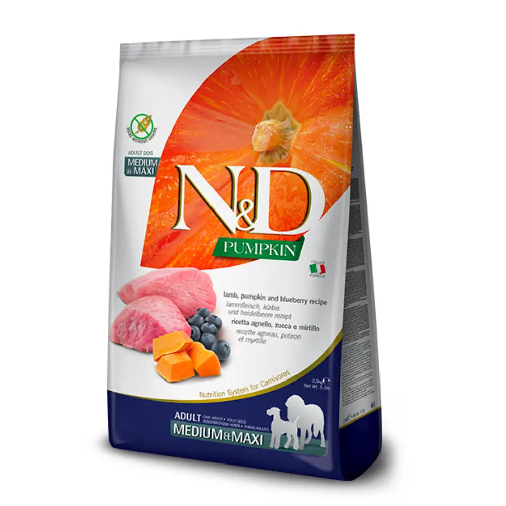 N&D Pumpkin Tahılsız Med/Max Yetişkin Köpek Maması