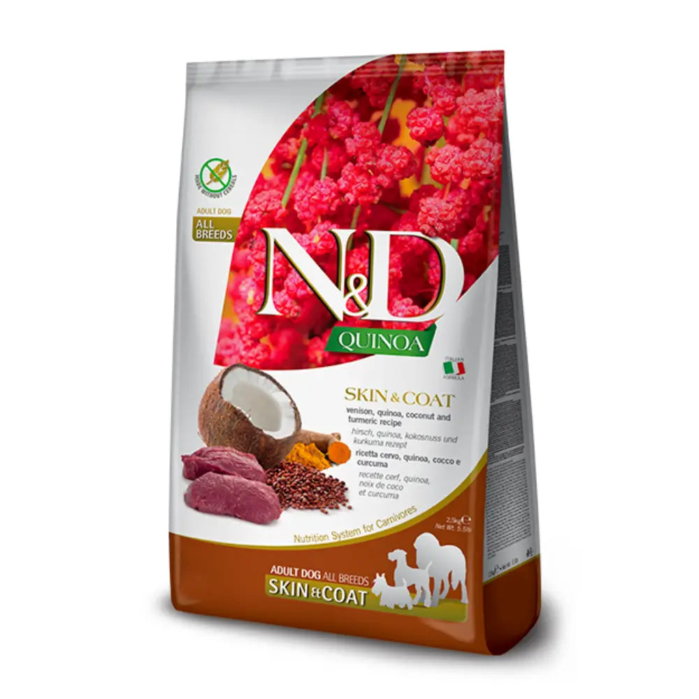 N&D Quinoa Tahılsız Cilt ve Tüy Bakımı Yetişkin Köpek Maması