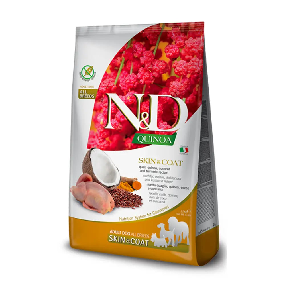N&D Quinoa Tahılsız Cilt ve Tüy Bakımı Yetişkin Köpek Maması
