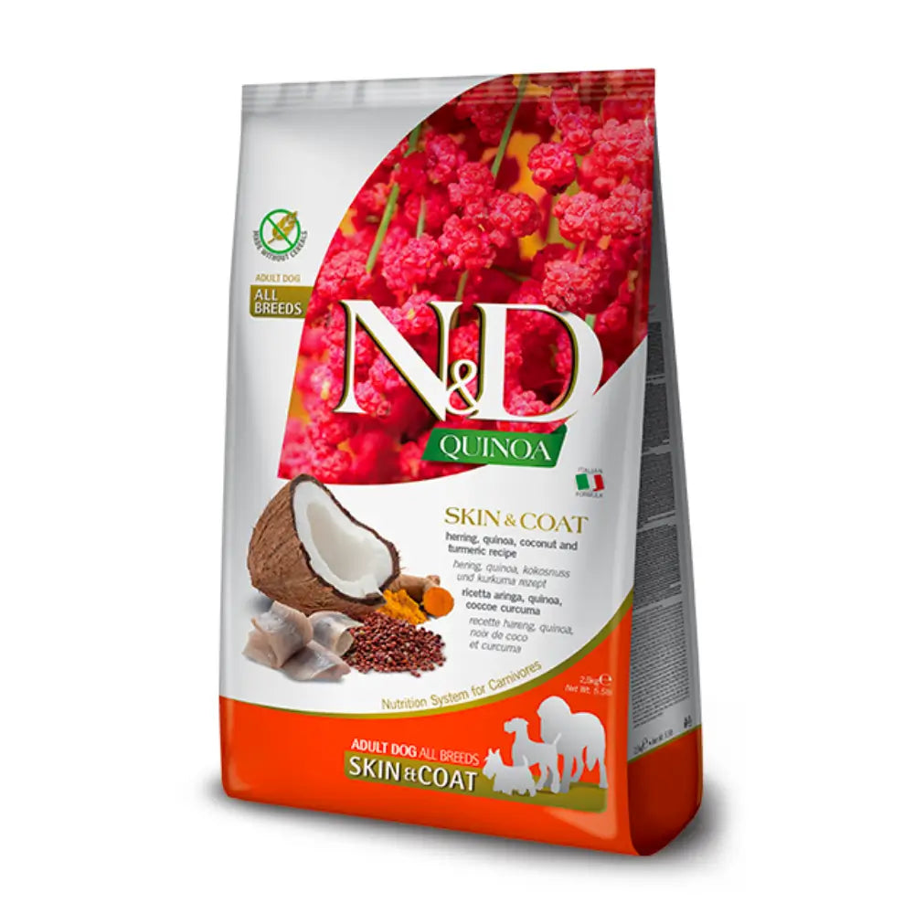 N&D Quinoa Tahılsız Cilt ve Tüy Bakımı Yetişkin Köpek Maması