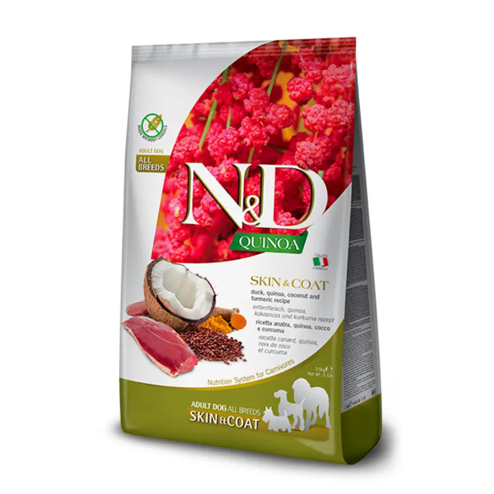 N&D Quinoa Tahılsız Cilt ve Tüy Bakımı Yetişkin Köpek Maması