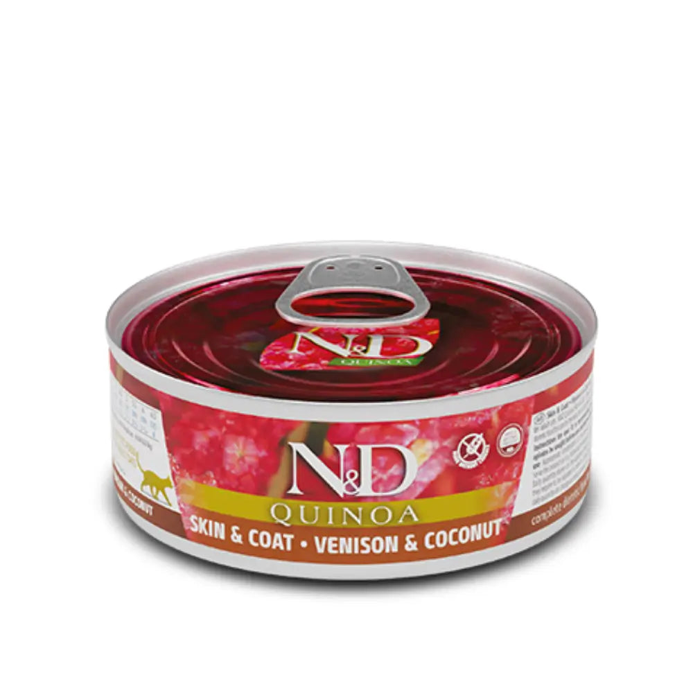 N&D Quinoa Tahılsız Yetişkin Kedi Yaş Maması, 80g